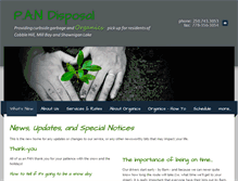 Tablet Screenshot of pan-disposal.com